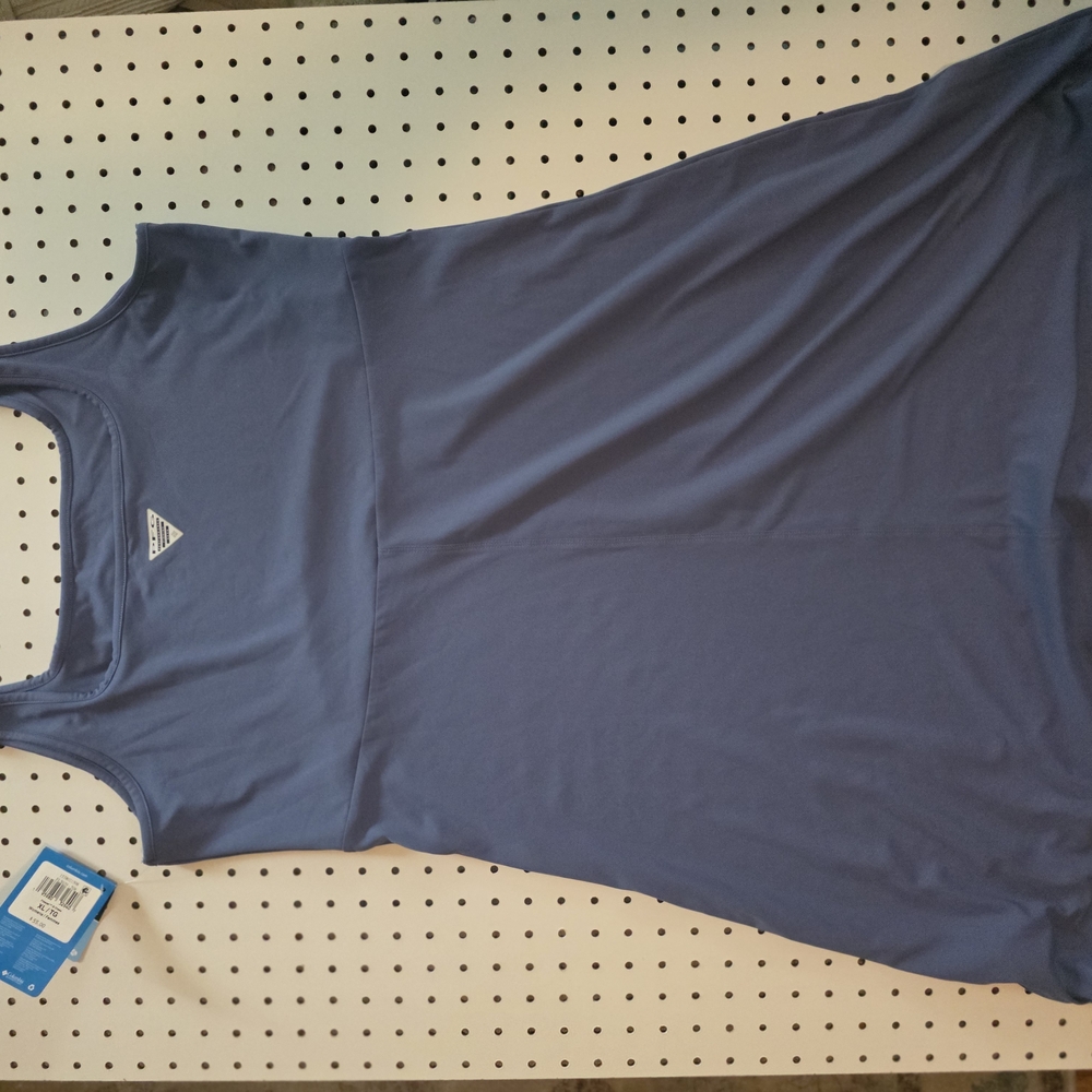 Blue Sleeveless Columbia Dress - Picture 5 of 6